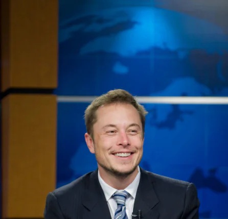 Elon Musk Smiling