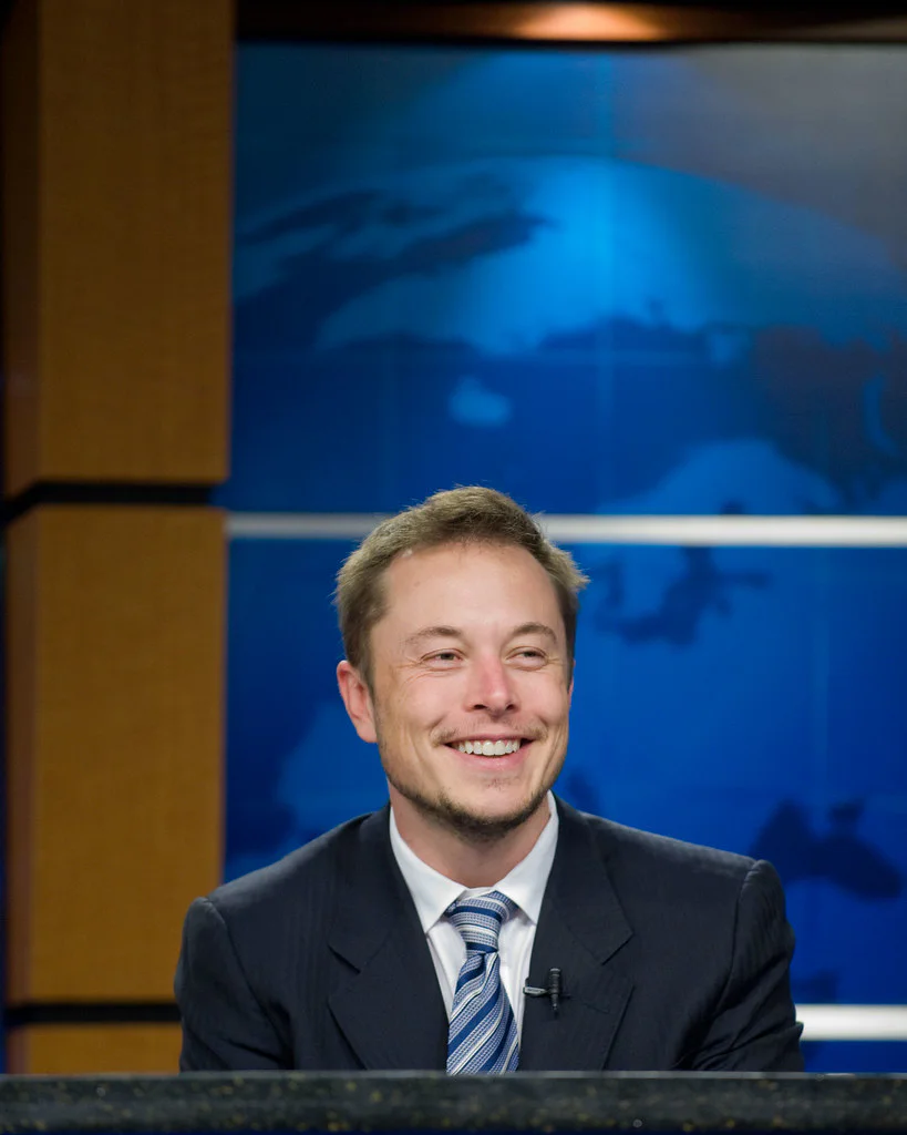 Elon Musk Smiling
