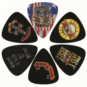 accessories:6 pack guns & roses picks